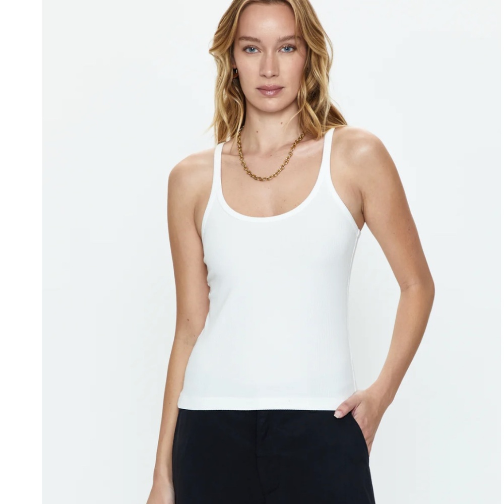 NWT Pistola Denim White Tank, sz XS